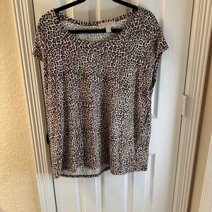 💙3/$20 Michael Kors leopard Print Women's Top